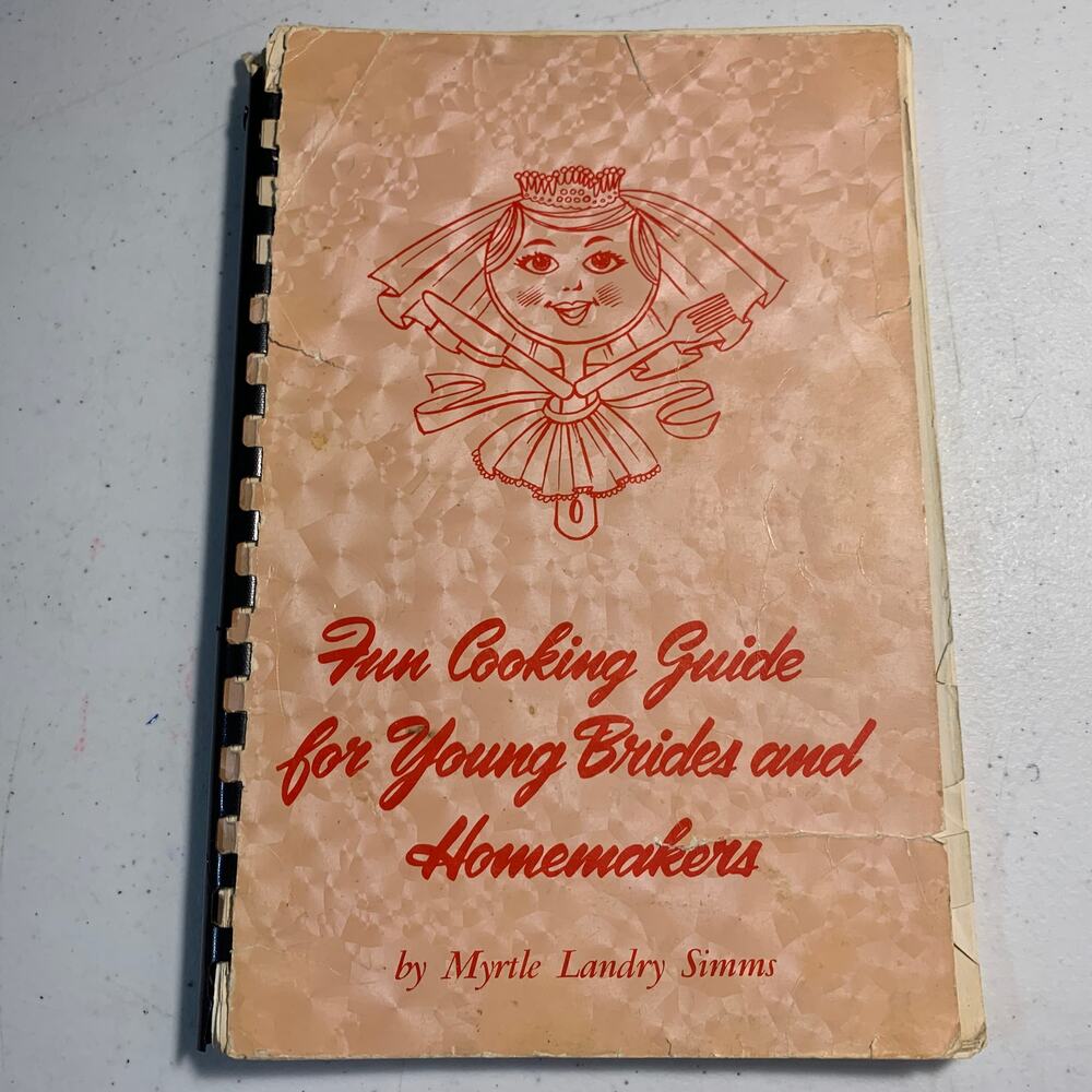 SIGNED 1968 cookbook Cooking Guide Young Brides Homemakers French Creole Cajun
